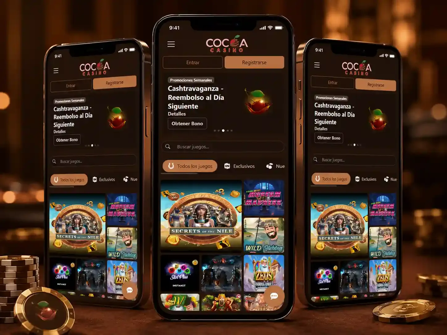 Cocoa Casino App-Screenshot